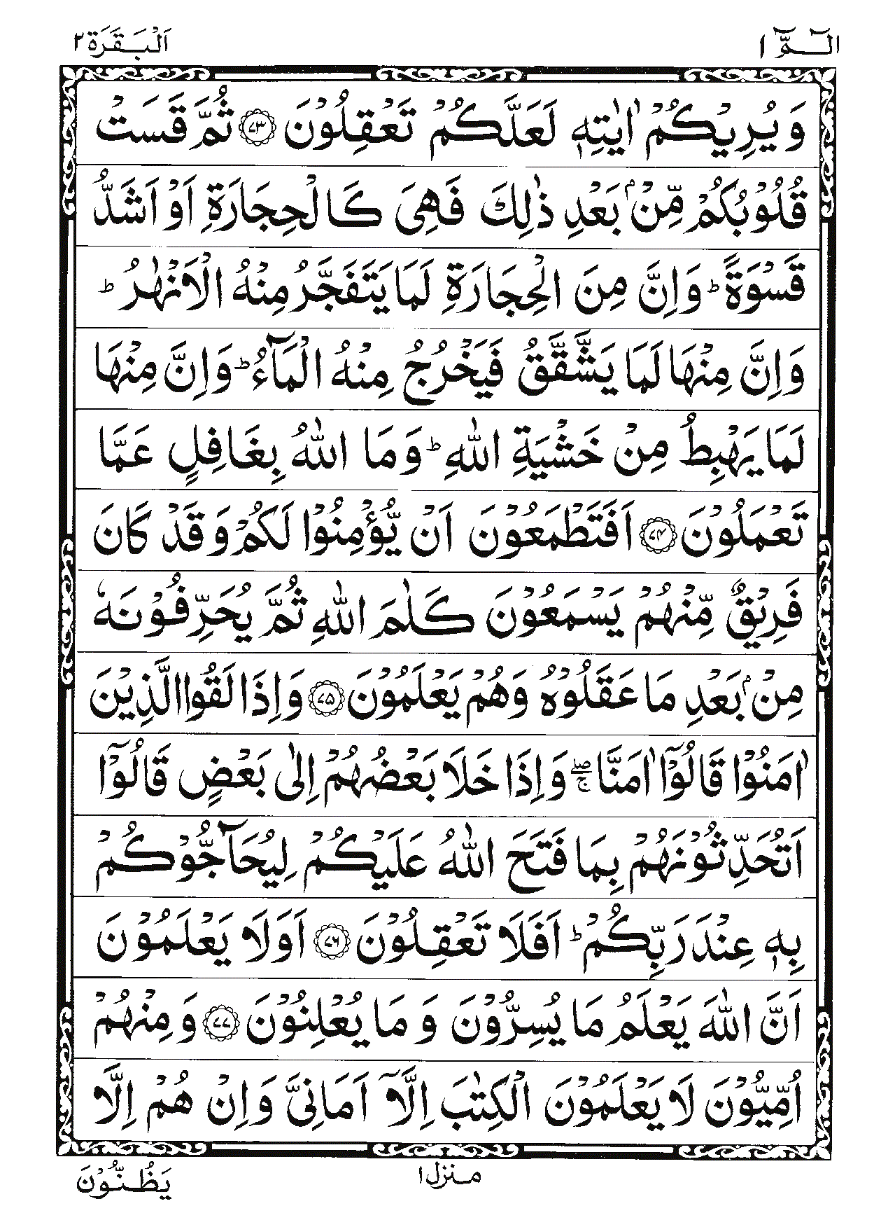 Surah Al-Baqarah Page 13